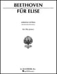 Fur Elise piano sheet music cover